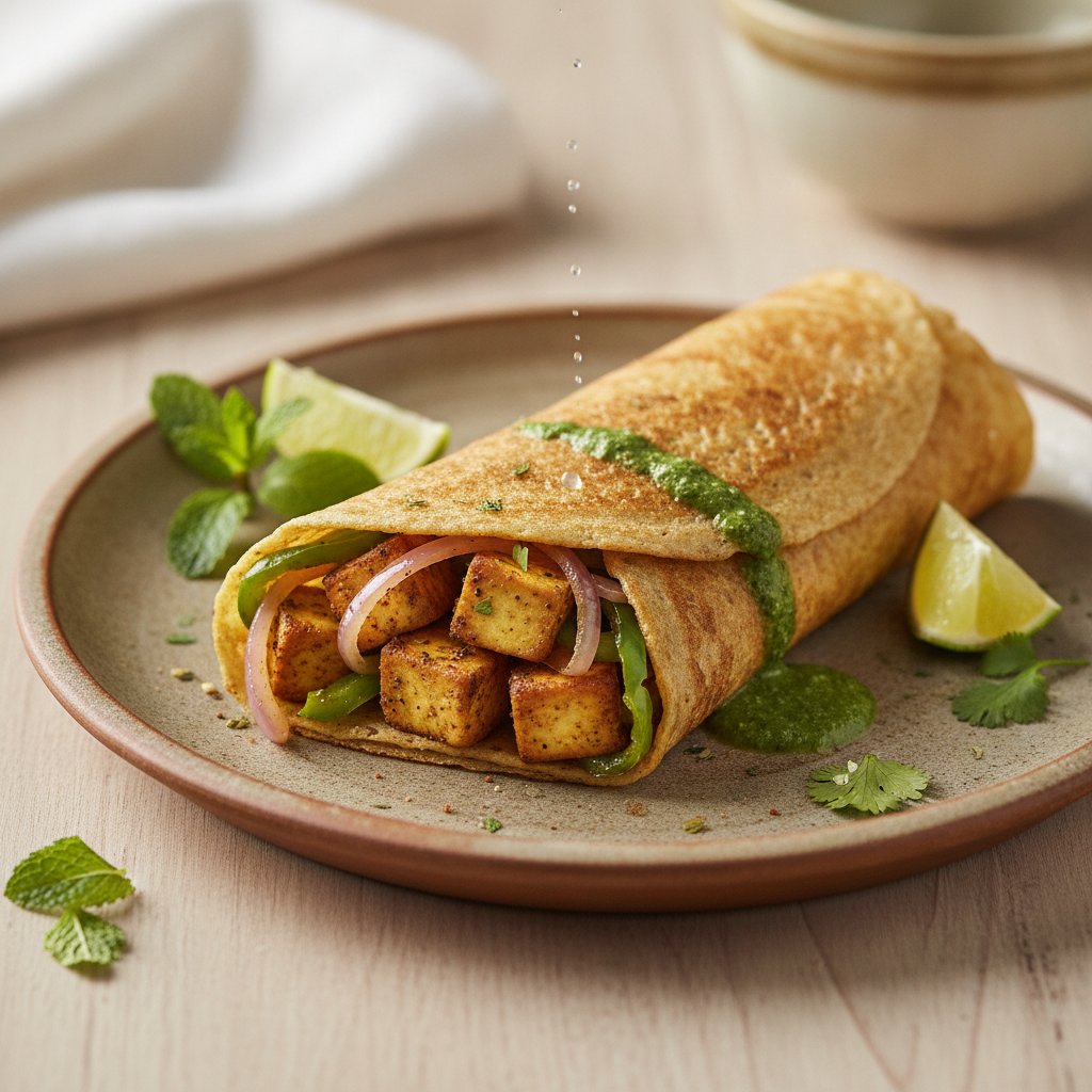 Spiced Cottage Cheese Roll (Gluten-Free)