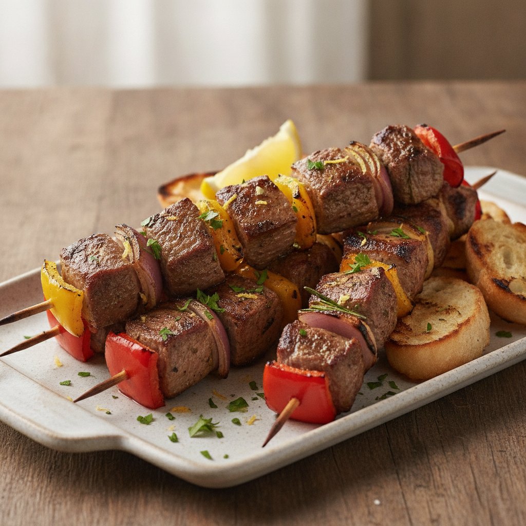 Grilled Mixed Meat Skewers
