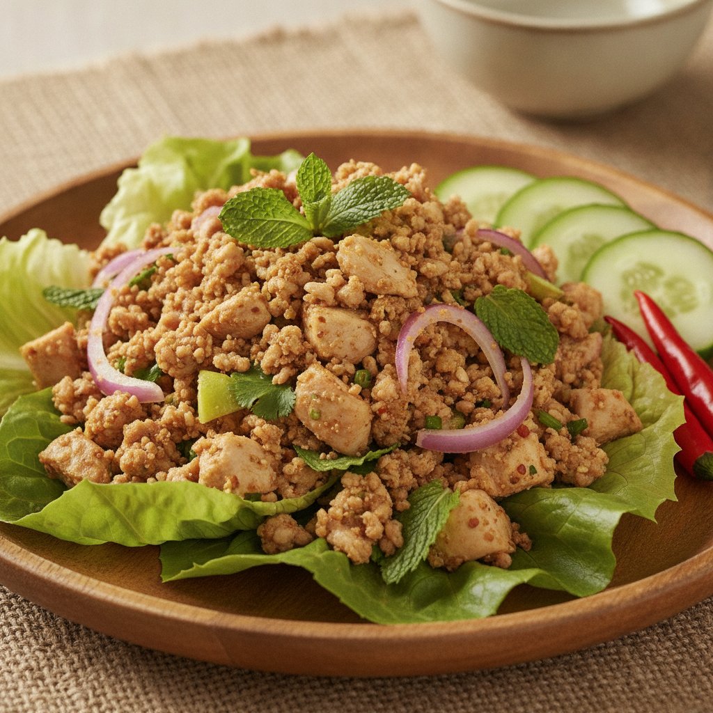 Spicy Ground Chicken Salad (High-Protein)