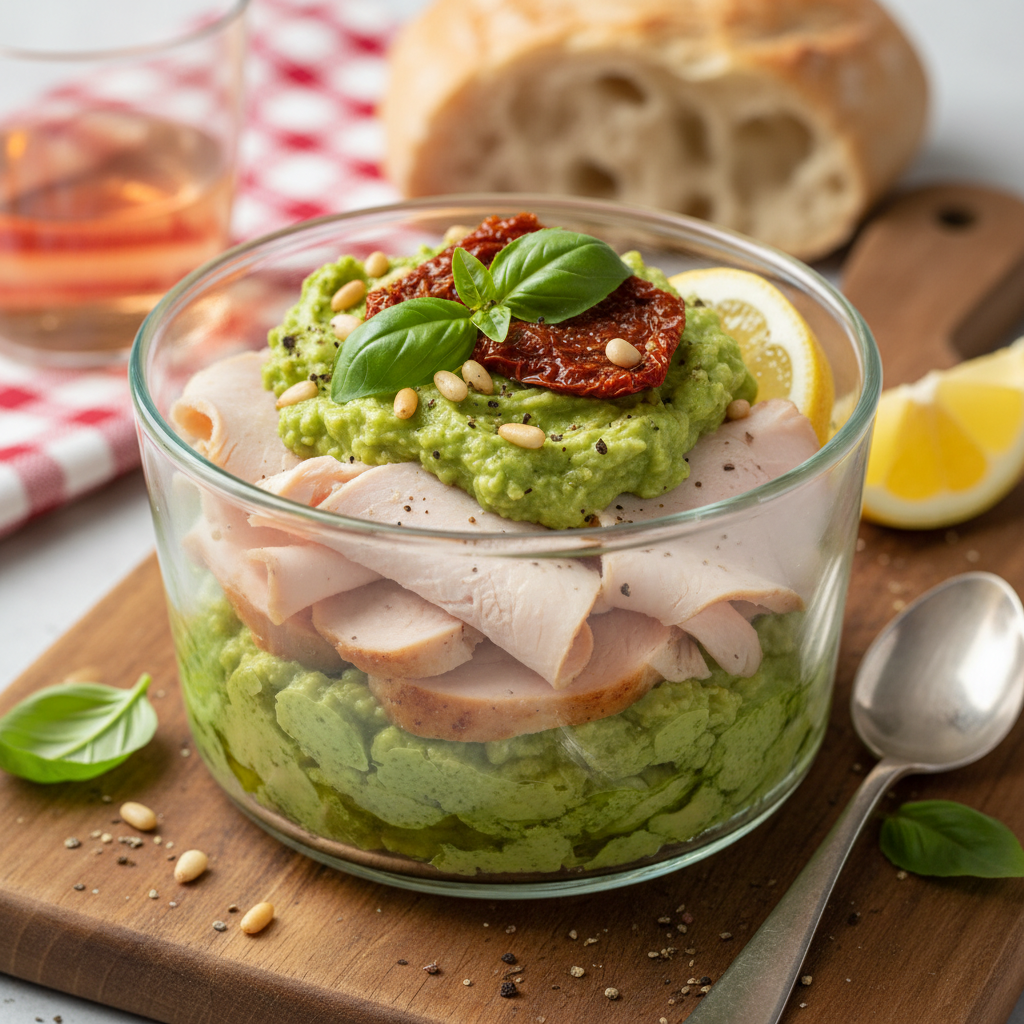 Turkey Avocado Pesto Smash Tub