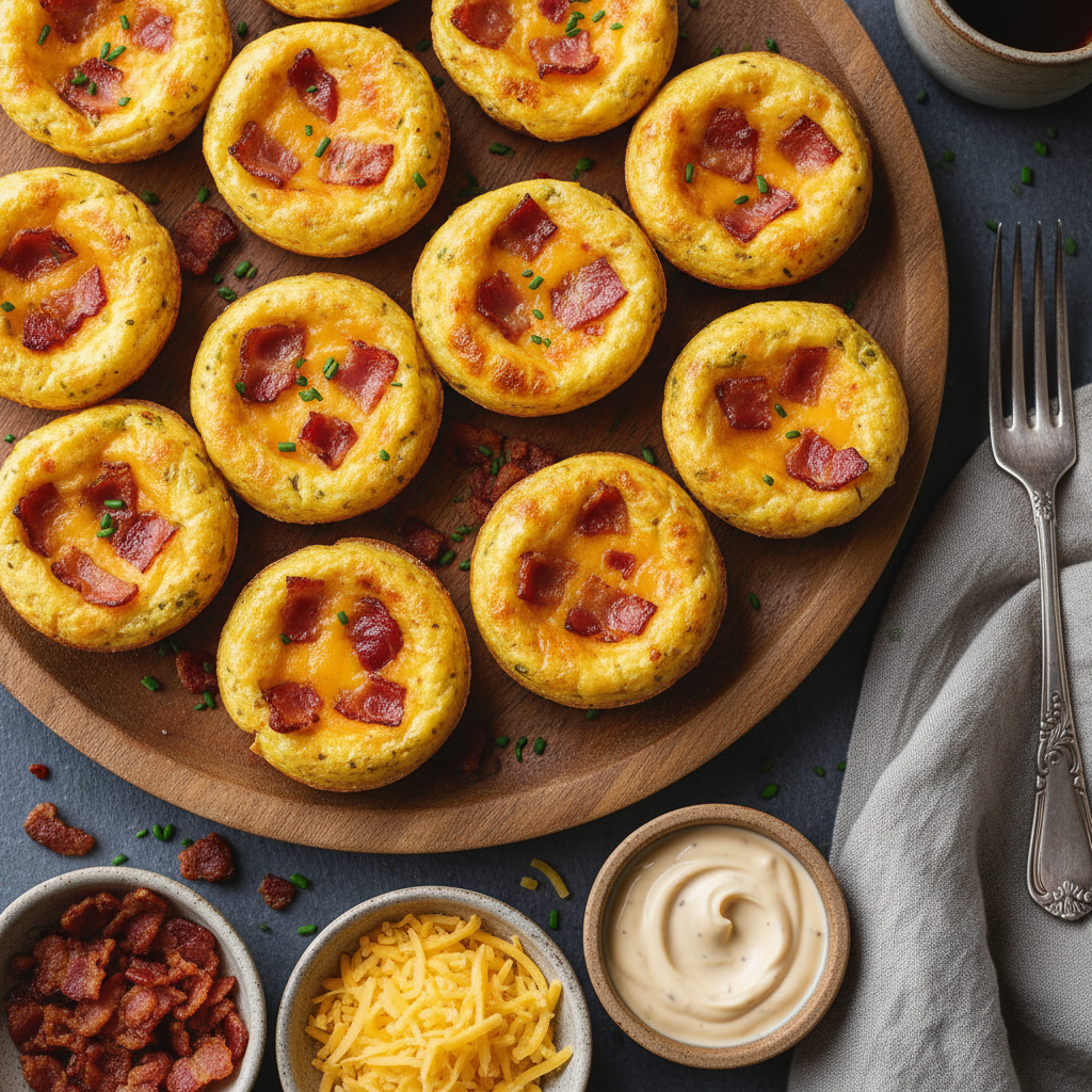 Bacon Cheddar Egg Bites