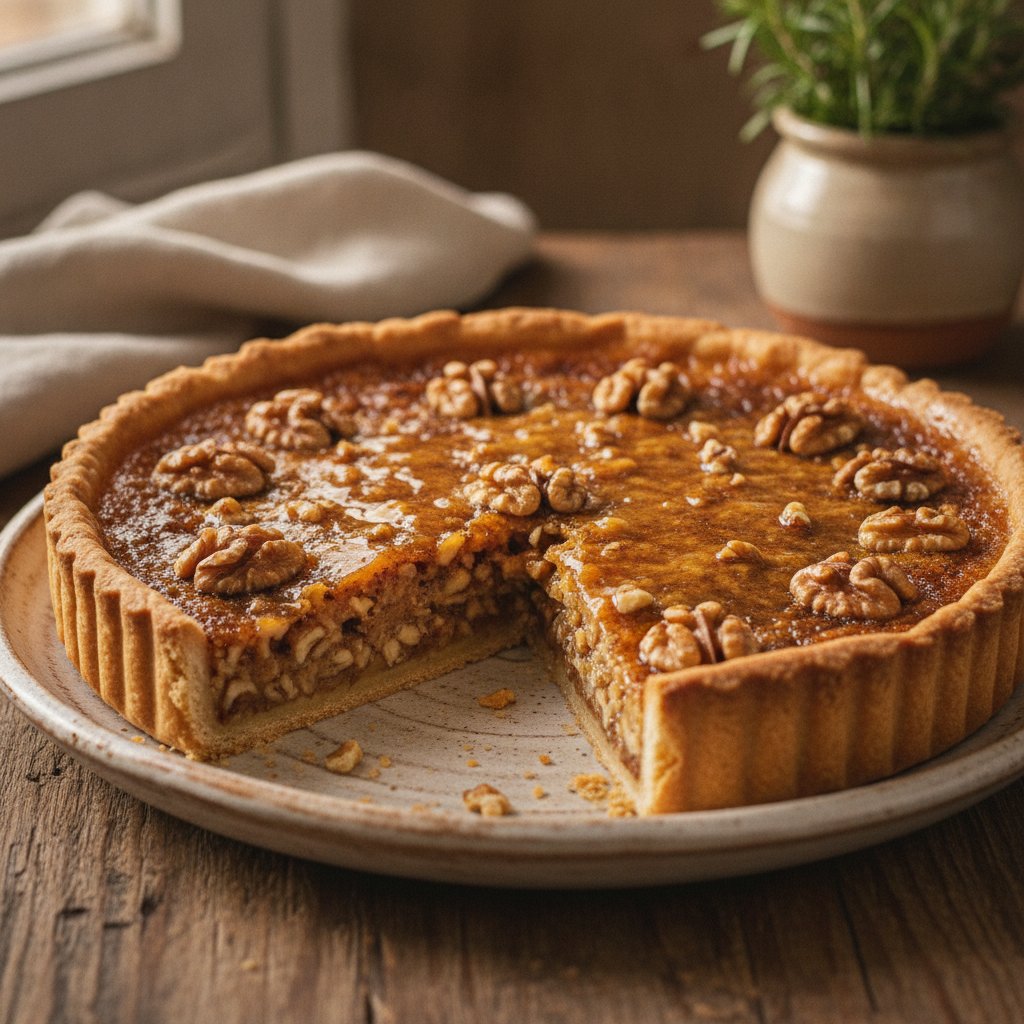 Walnut Honey Tart