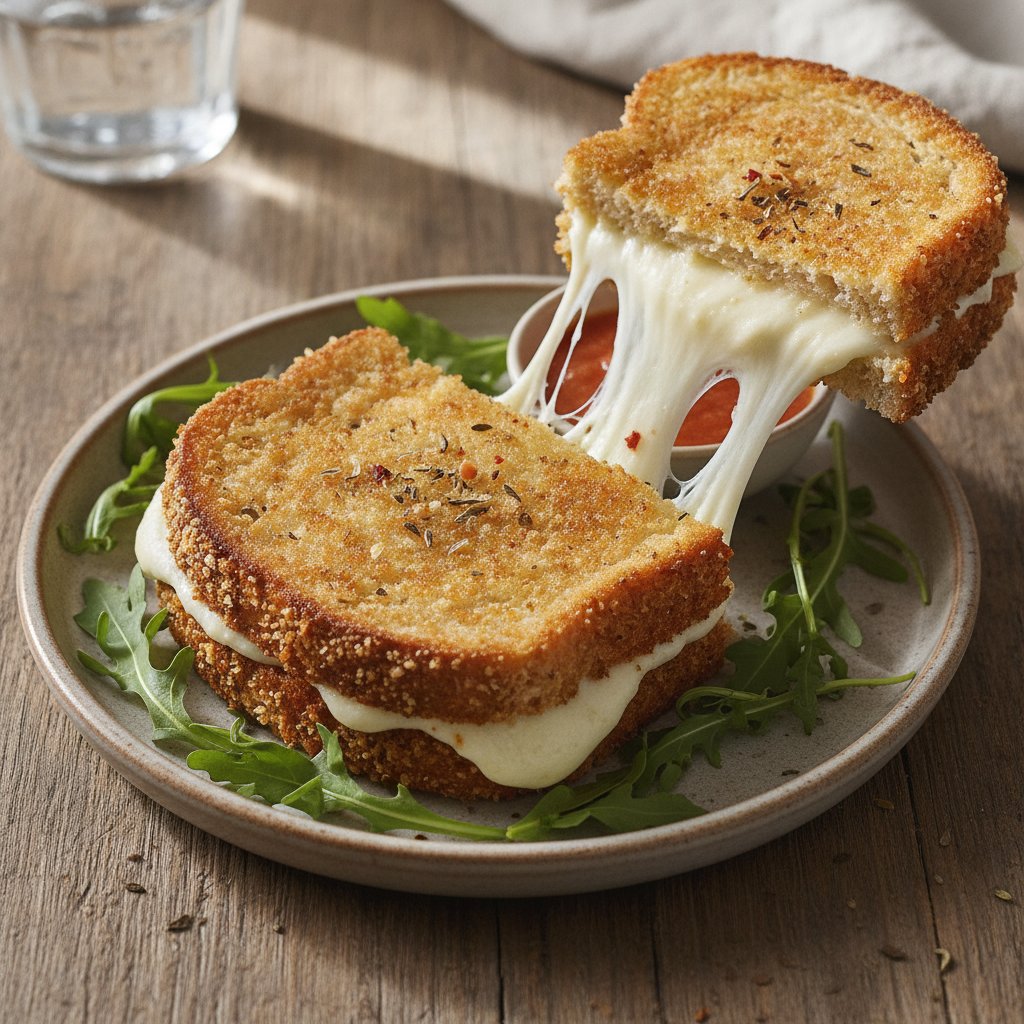 Fried Cheese Sandwich (Low-Calorie)
