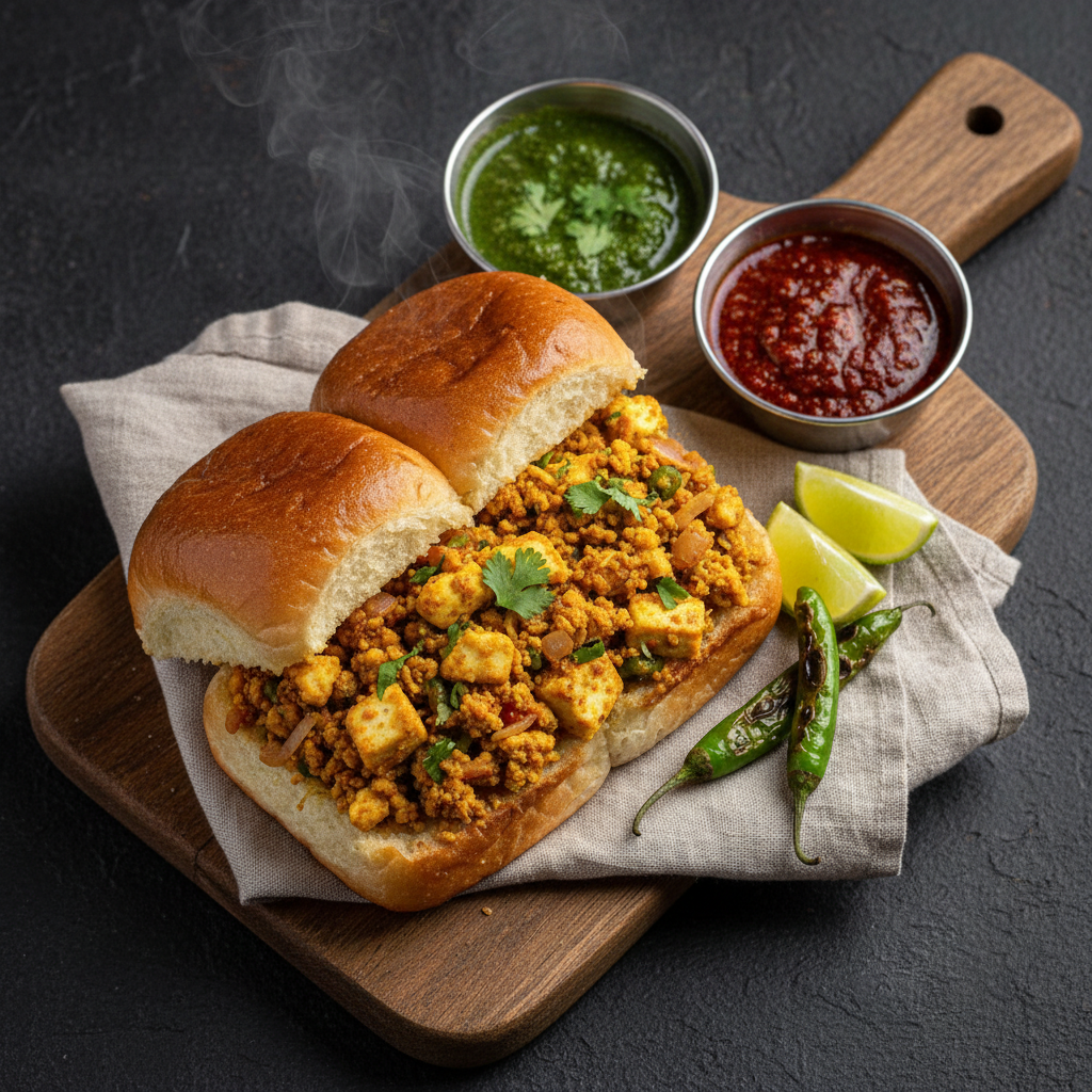 Paneer Bhurji Pav
