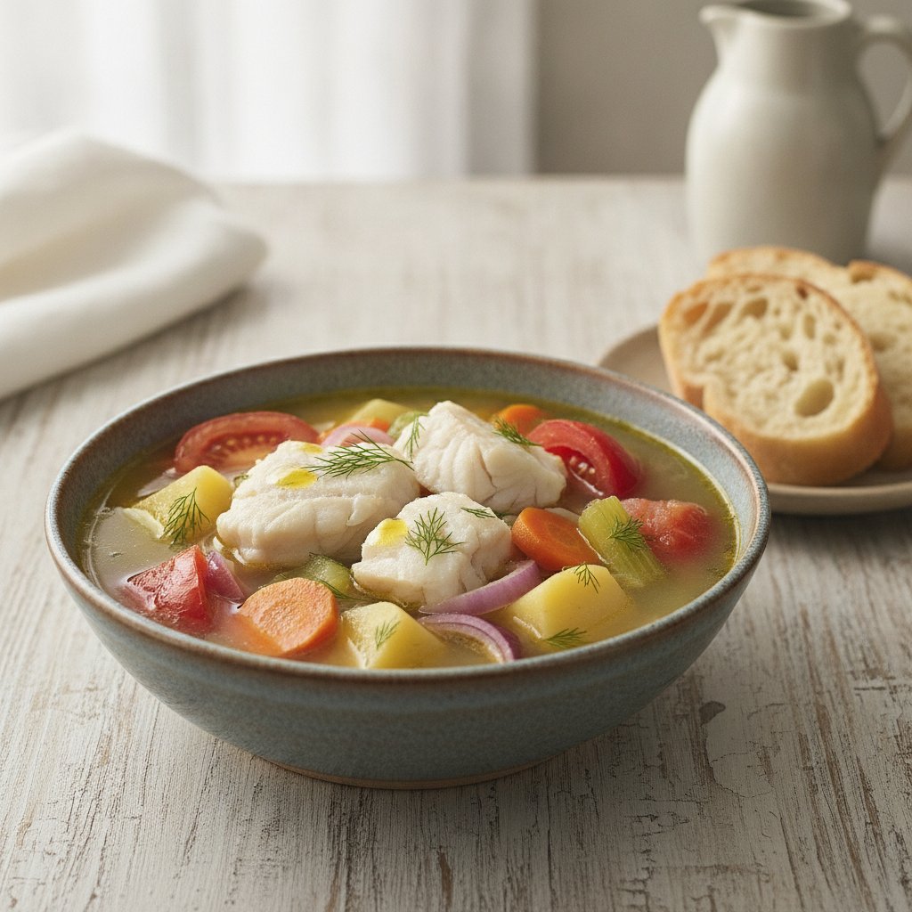 Fish Soup with Vegetables (Low-Chol)