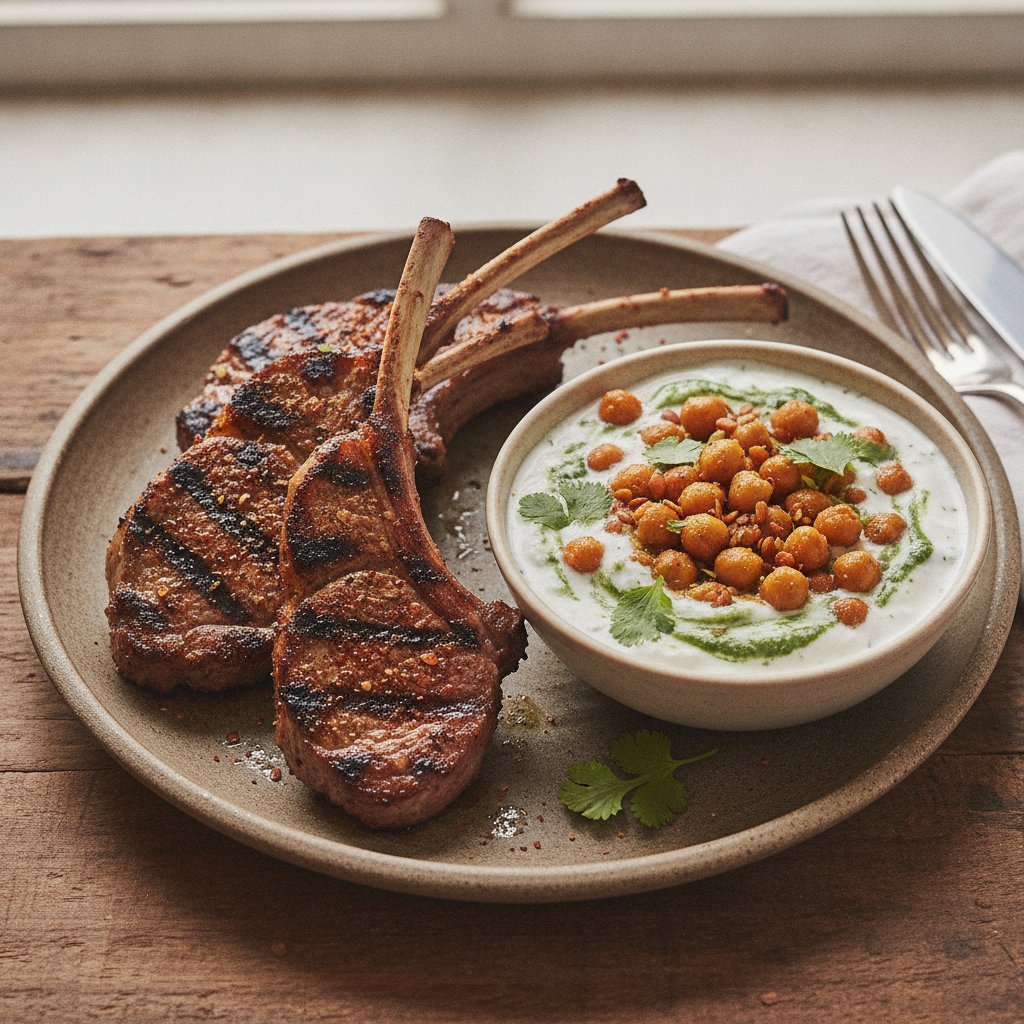 Grilled Spiced Lamb Chops (High-Protein)