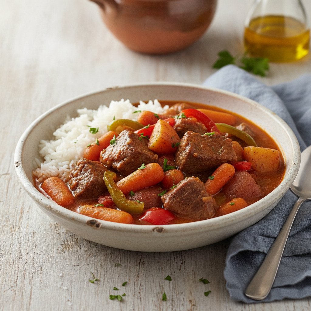 Spanish Beef and Vegetable Stew (Gluten-Free)