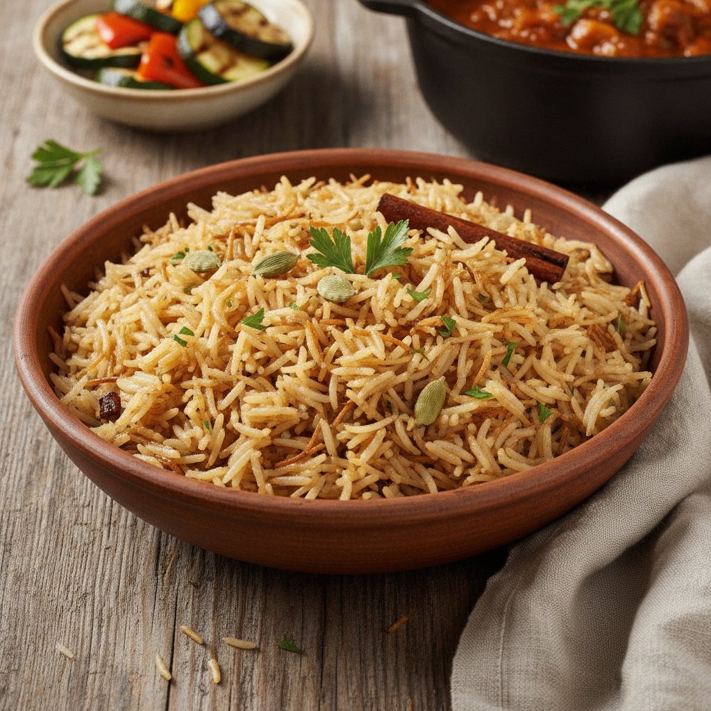Rice with Toasted Vermicelli (Dairy-Free)