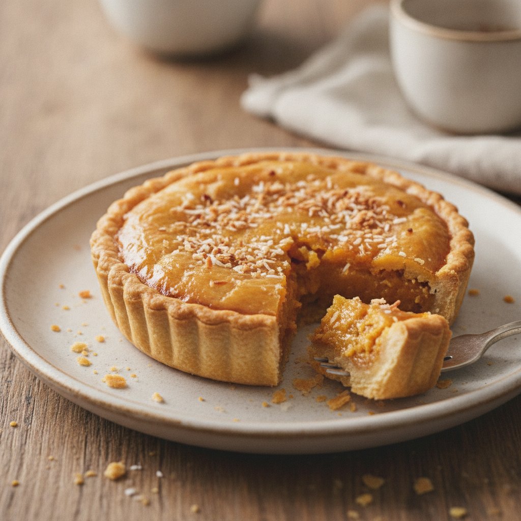 Sweet Mung Bean Moon Pastry Pie
