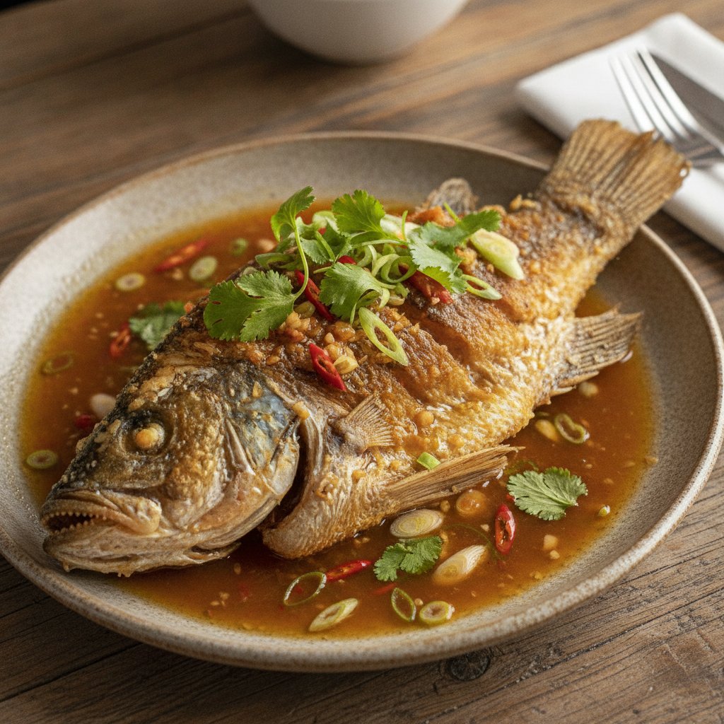 Crispy Fried Whole Fish (Keto)