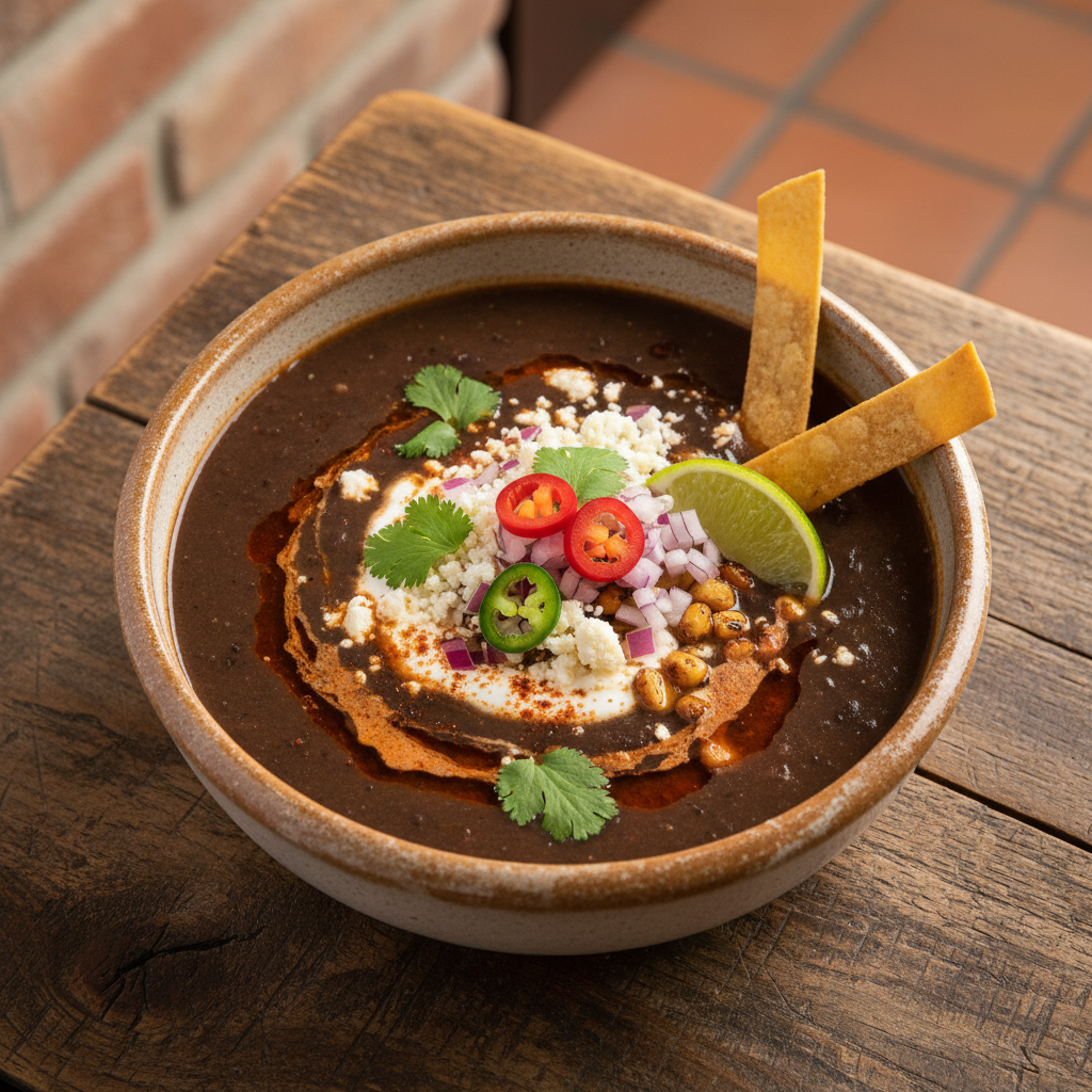 Tex-Mex Black Bean Soup