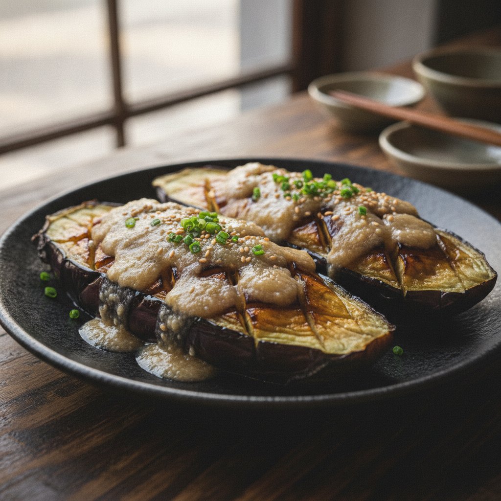 Grilled Eggplant with Sweet Sauce