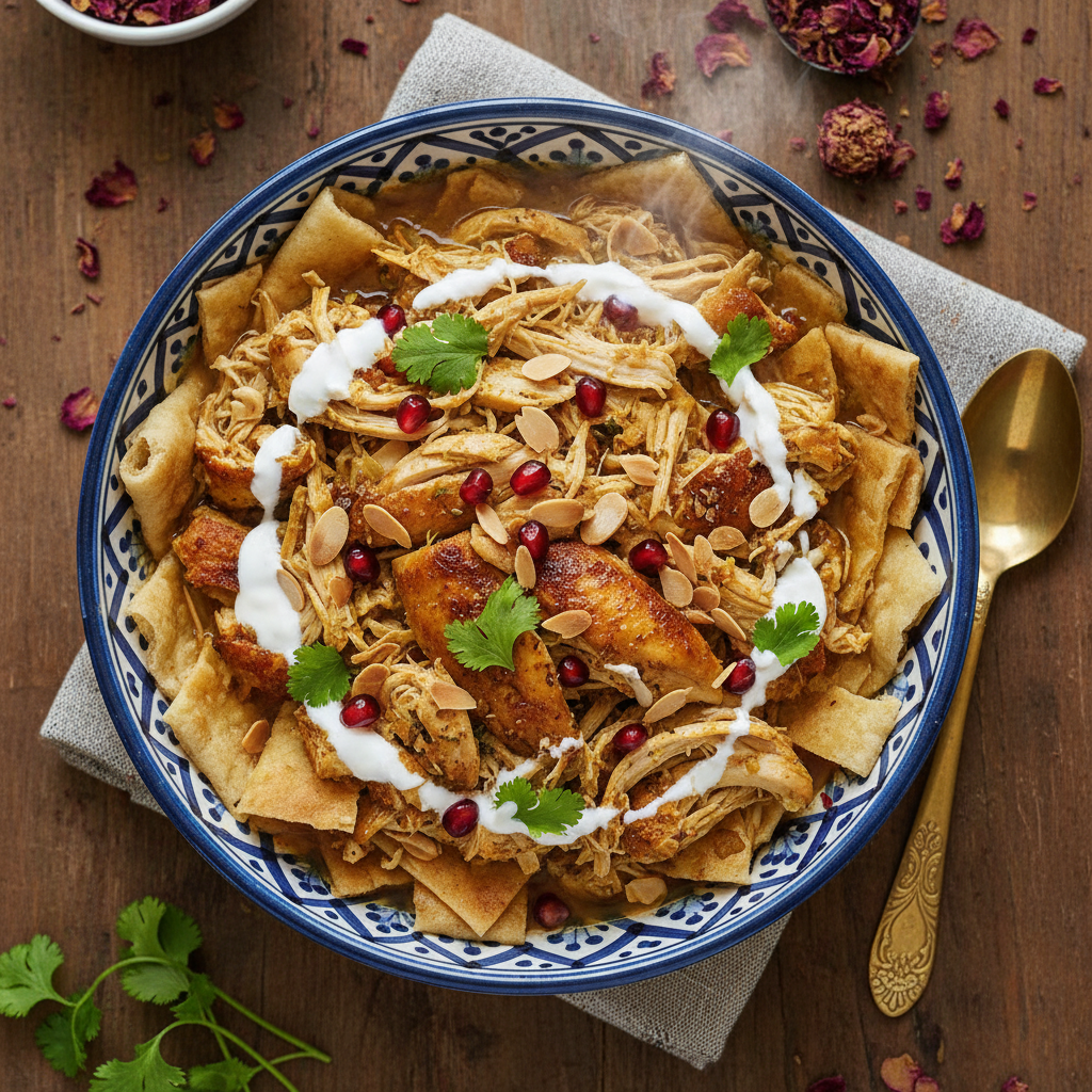 Chicken Thareed Bowl