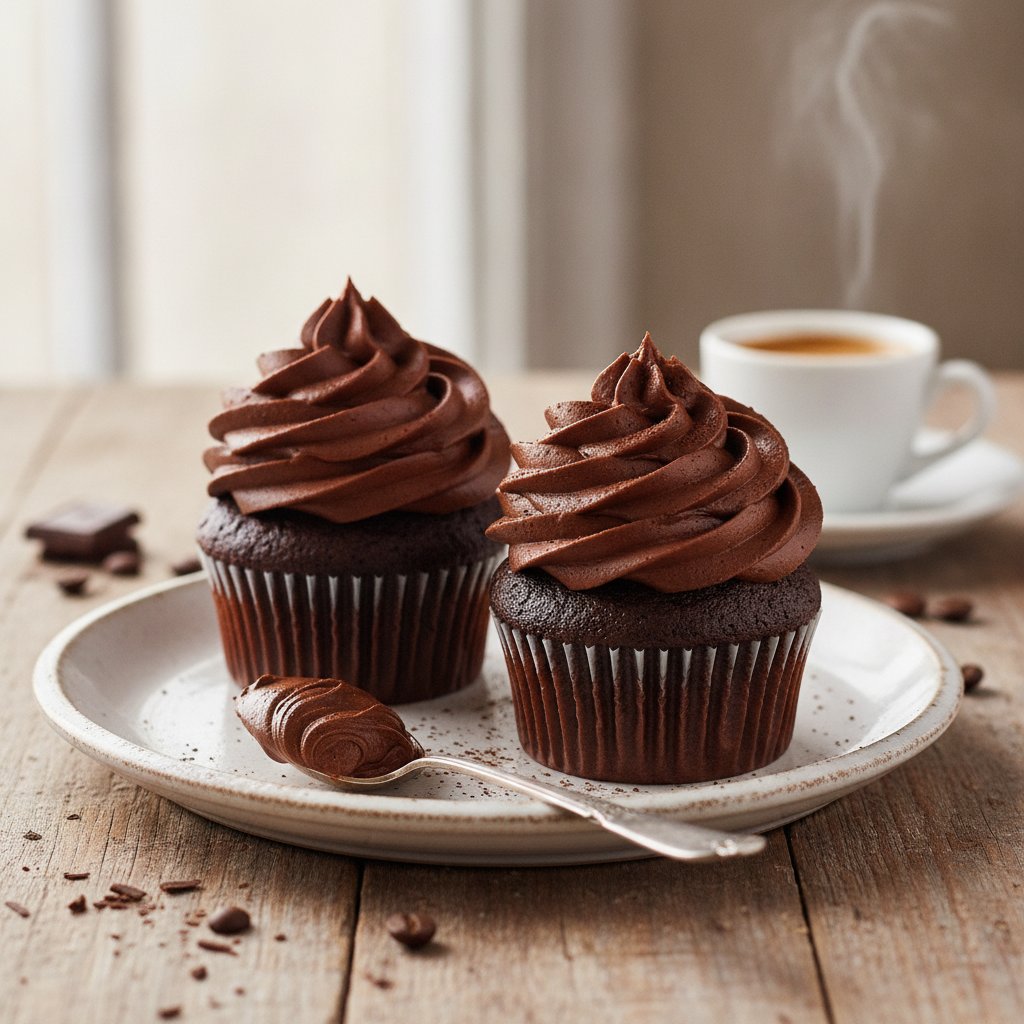 Chocolate Cupcakes with Chocolate Buttercream