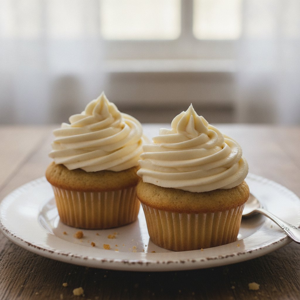 Classic Vanilla Cupcakes with Vanilla Buttercream