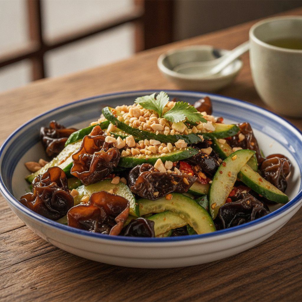Cold Wood Ear Mushroom Salad