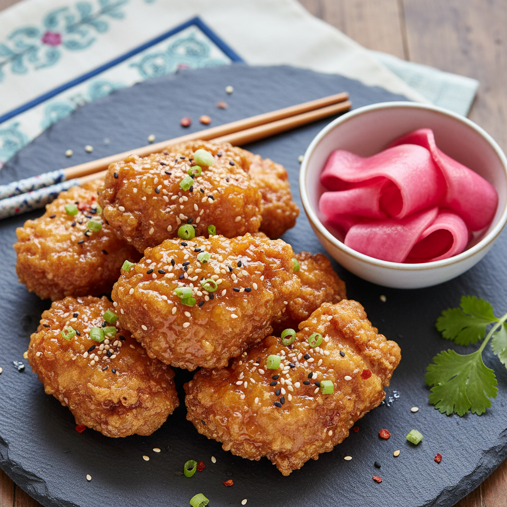 KFC Honey Butter with Pickled Radish
