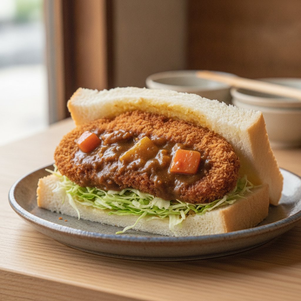 Japanese Curry Bread Sandwich