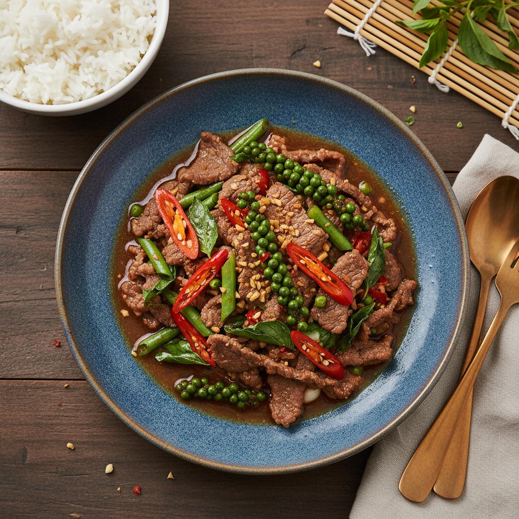 Nuea Pad Prik Thai On