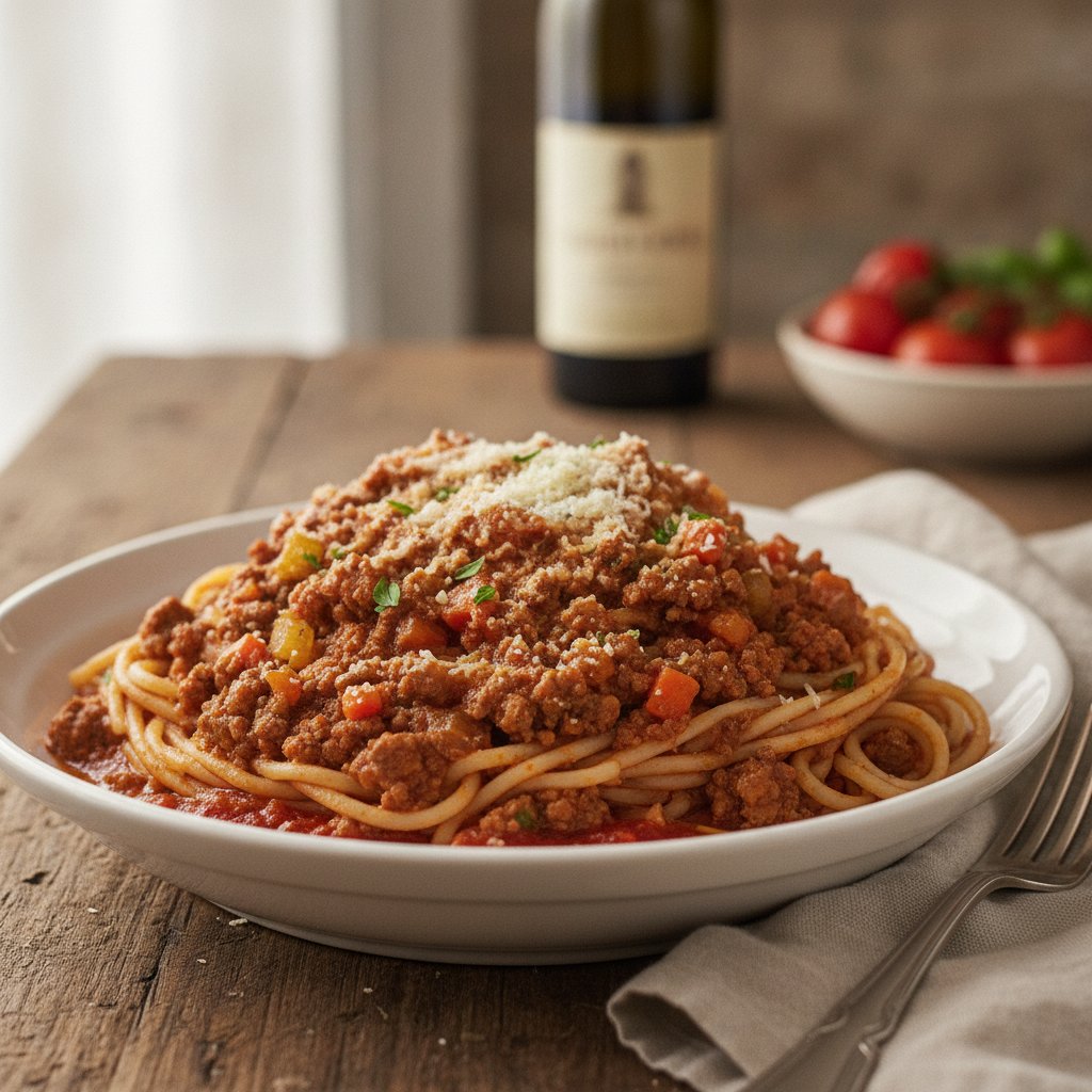 Noodles with Meat Sauce (Gluten-Free)