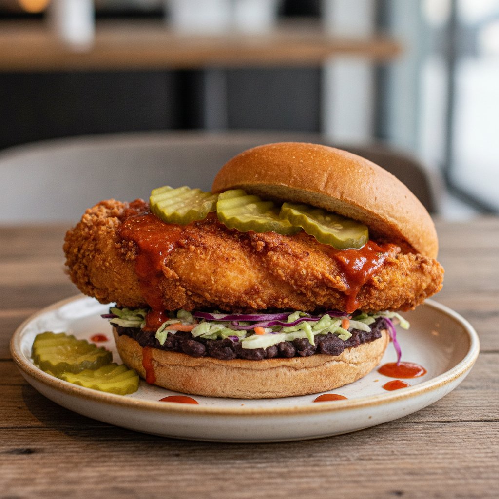 Nashville Hot Chicken Sandwich (High-Protein)