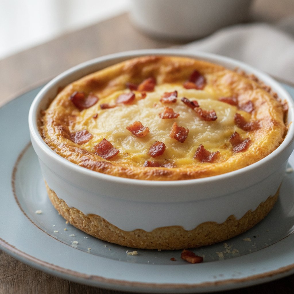Bacon and Cheese Custard Tart (Gluten-Free)