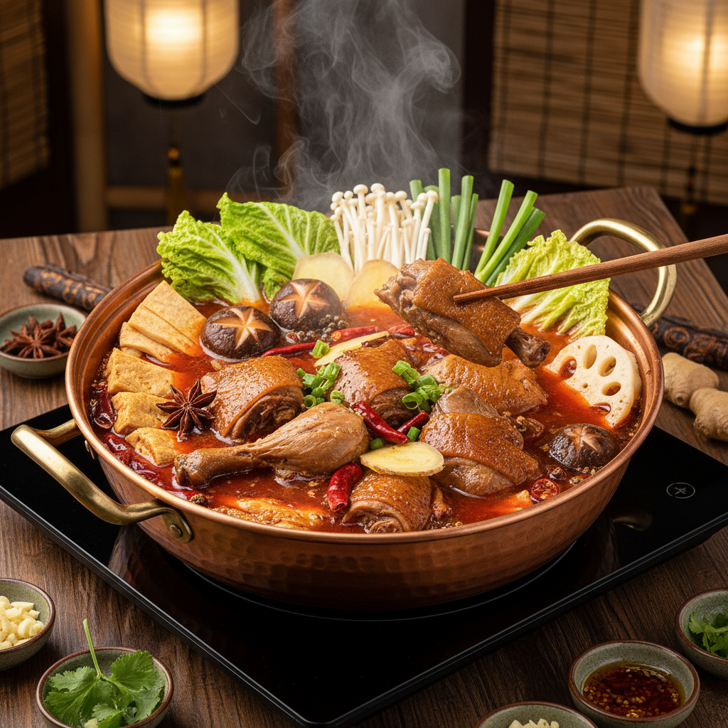 Sichuan Mala Duck Hot Pot