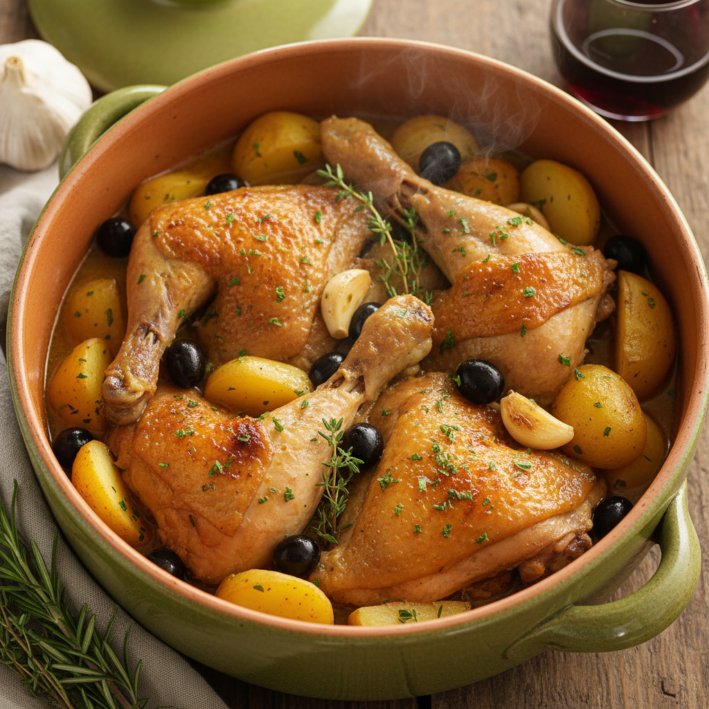 Pollo in Potacchio Marchigiano