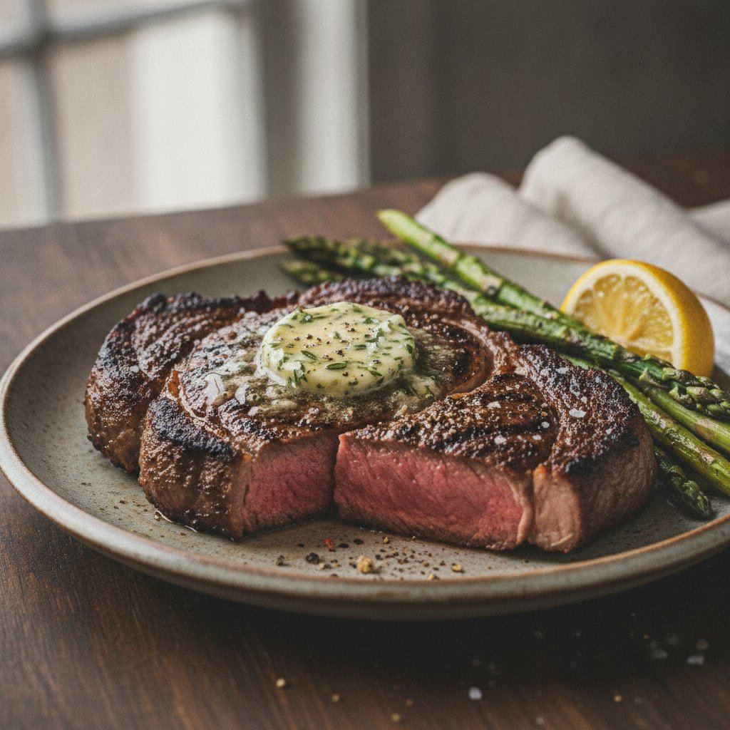 Grilled Ribeye Steak (Keto)