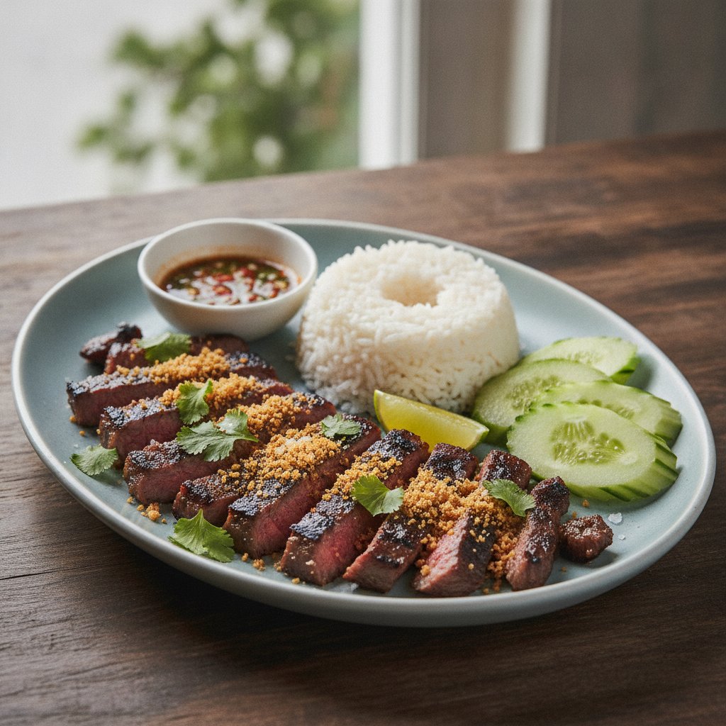 Grilled Marinated Beef Strips