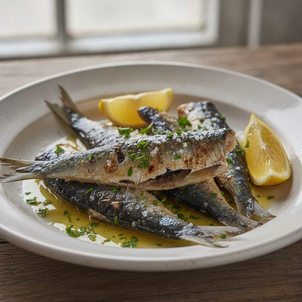 Grilled Whole Sardines (Low-Chol)