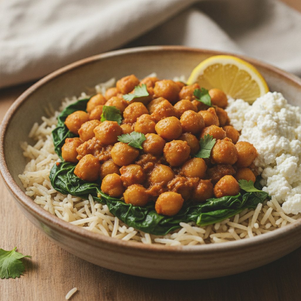 Spiced Chickpea Bowl (High-Protein)