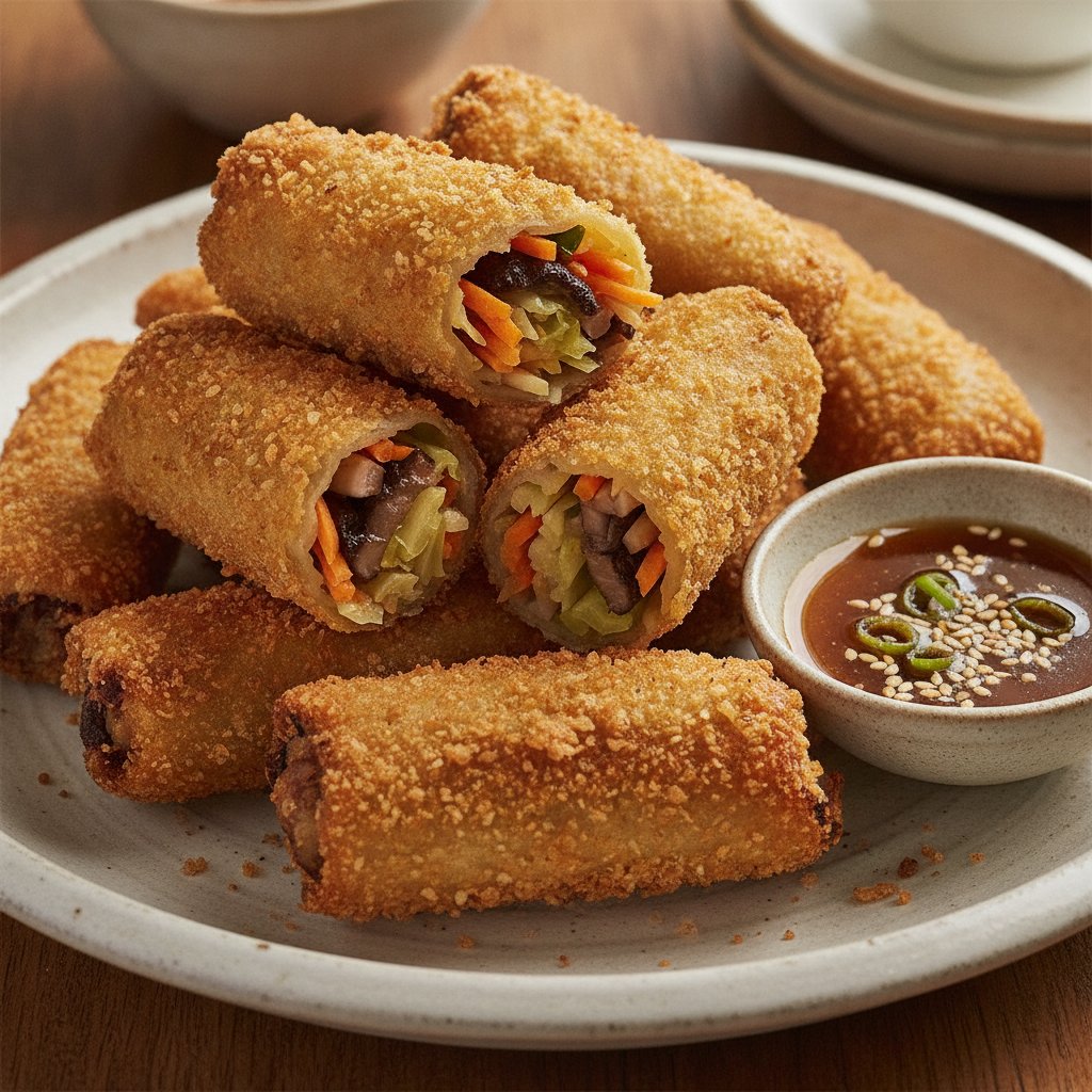 Crispy Fried Seaweed Rolls (Gluten-Free)