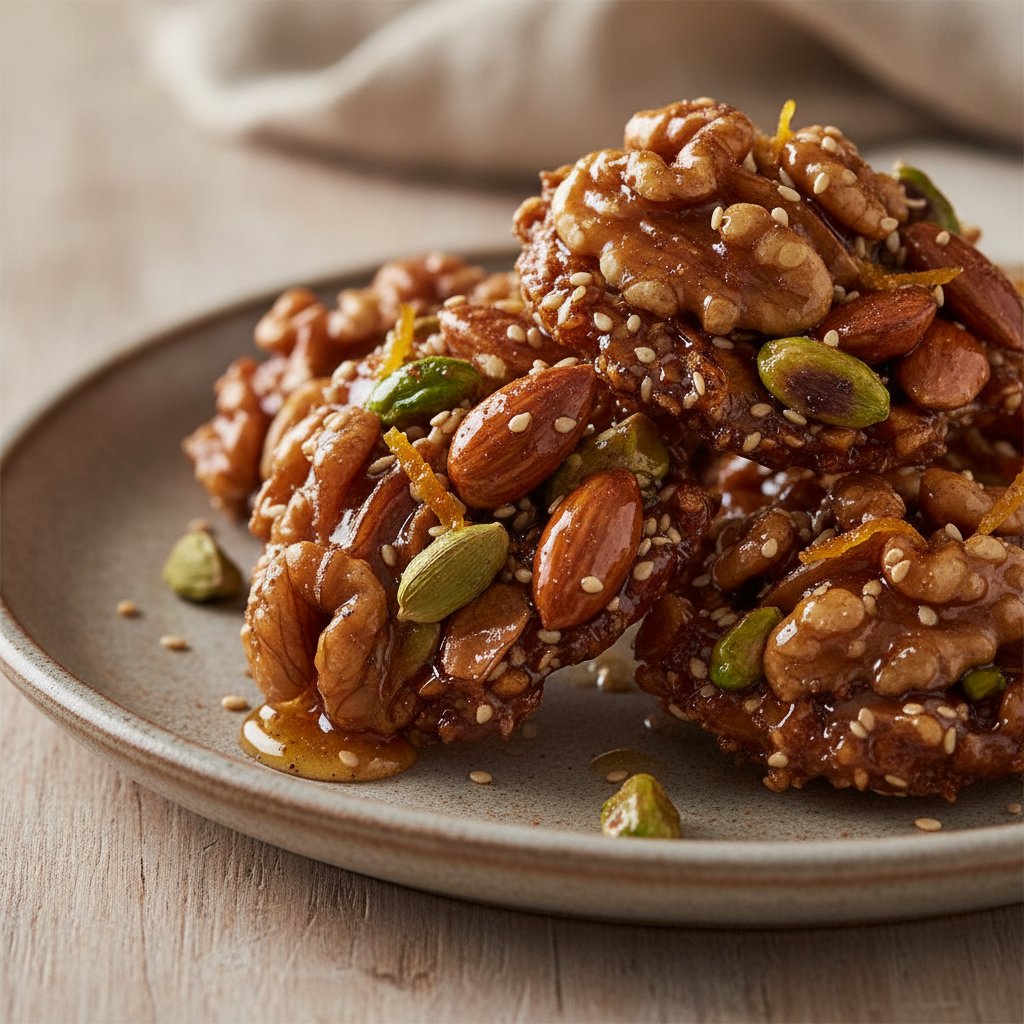 Spiced Honey Nut Clusters