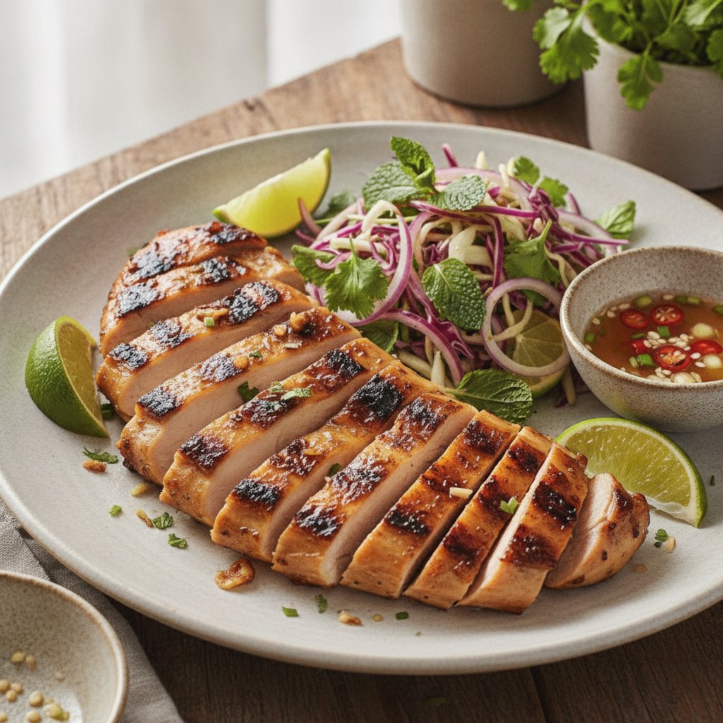 Grilled Lemongrass Chicken (Low-Calorie)