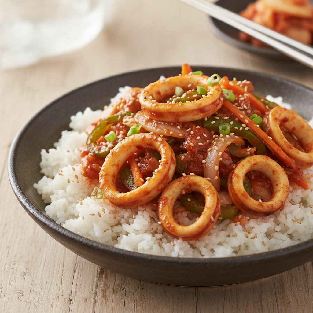 Korean Squid Stir-Fry