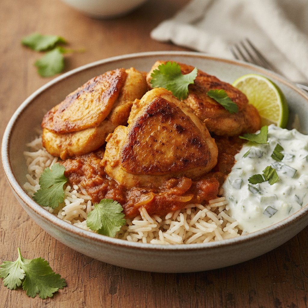 Spiced Chicken Rice Bowl