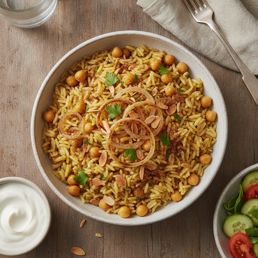 Rice Pilaf with Chickpeas