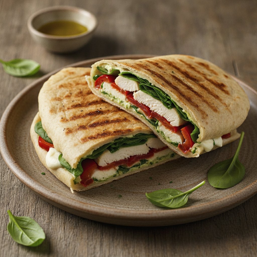 Grilled Chicken Flatbread Wrap (Gluten-Free)