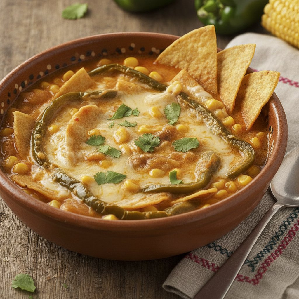 Cheese and Poblano Pepper Stew (Gluten-Free)