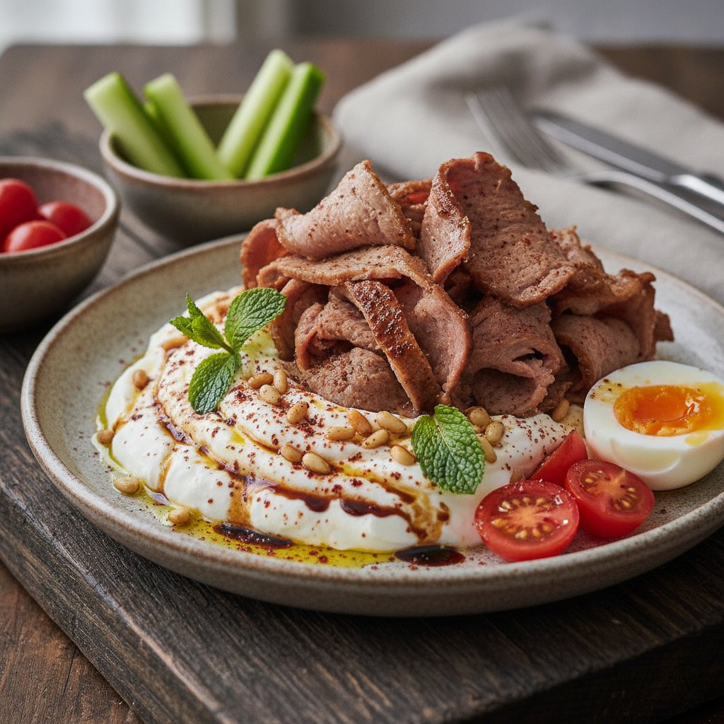 Roast Lamb and Yogurt Board (High-Protein)