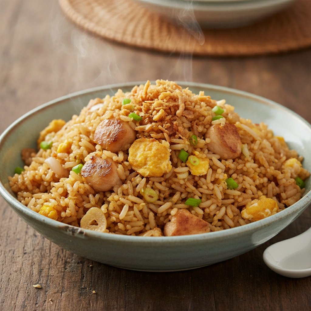 Salted Fish Chicken Fried Rice