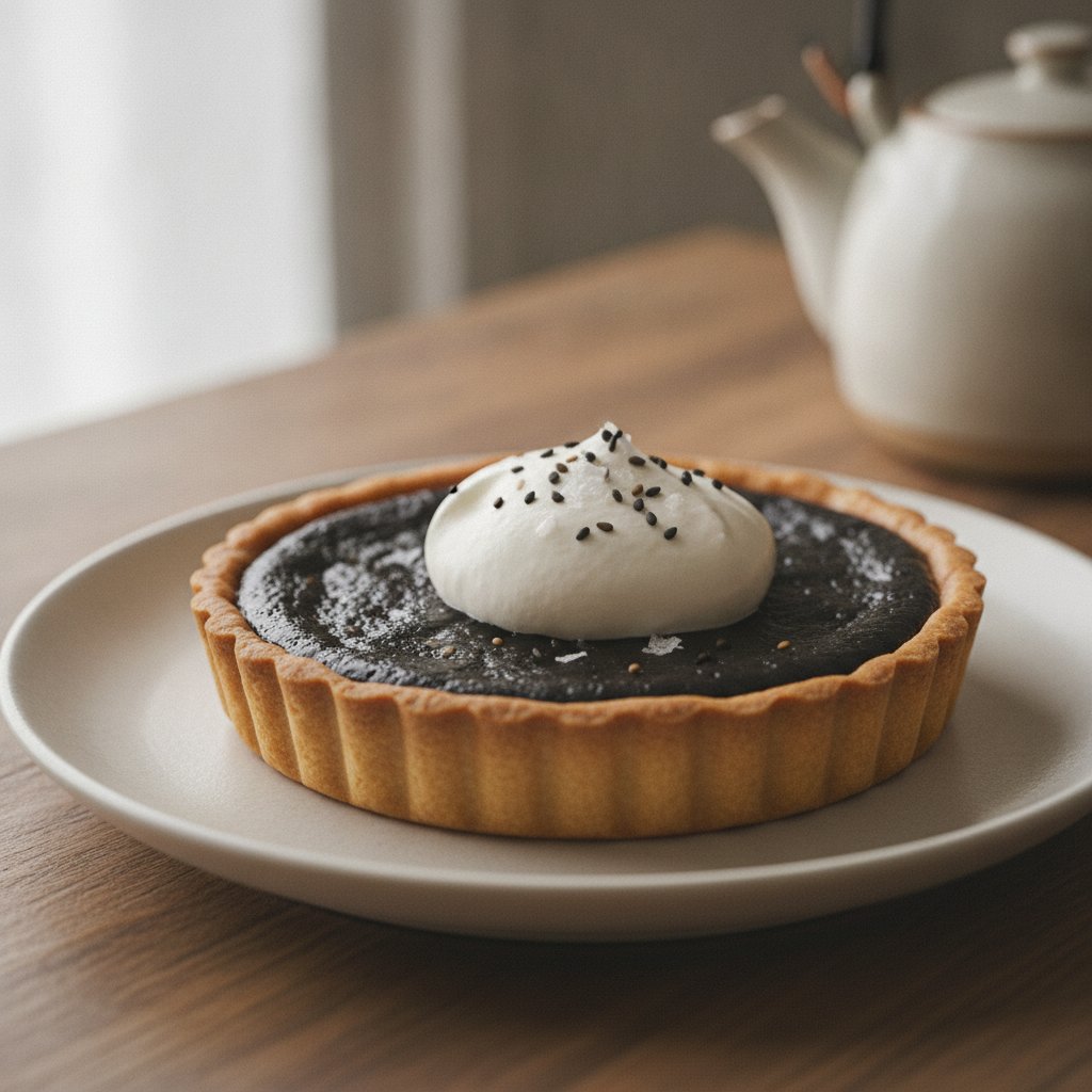 Black Sesame Tart
