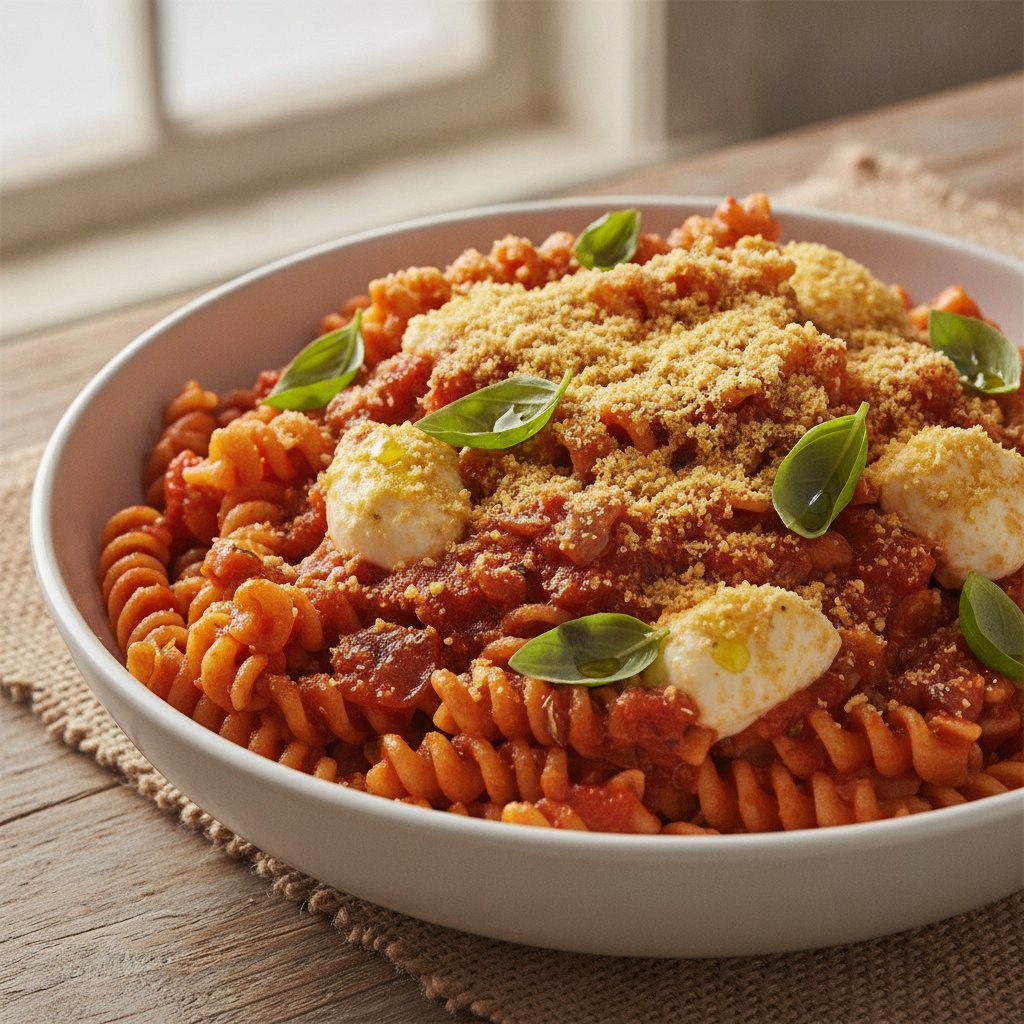 Tomato and Cheese Noodles (Dairy-Free)