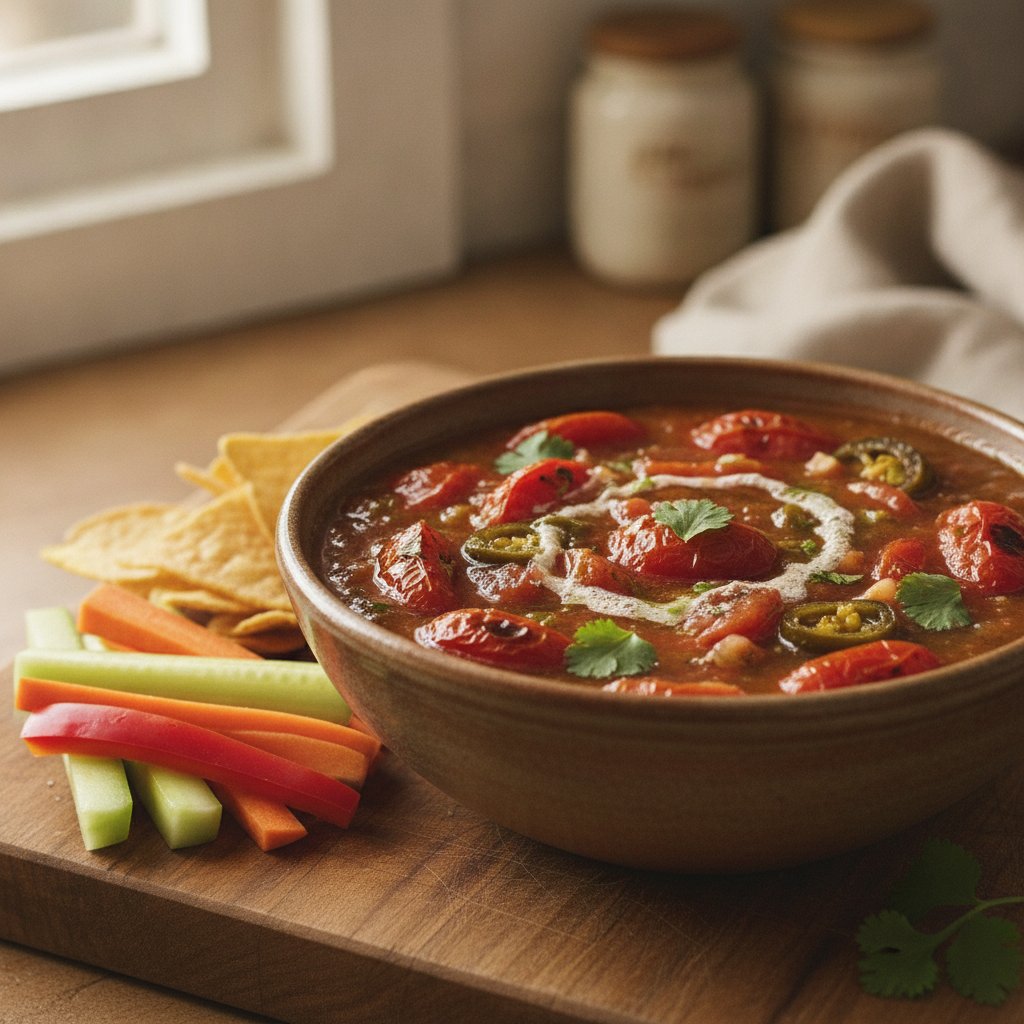 Roasted Tomato Salsa (Low-Calorie)