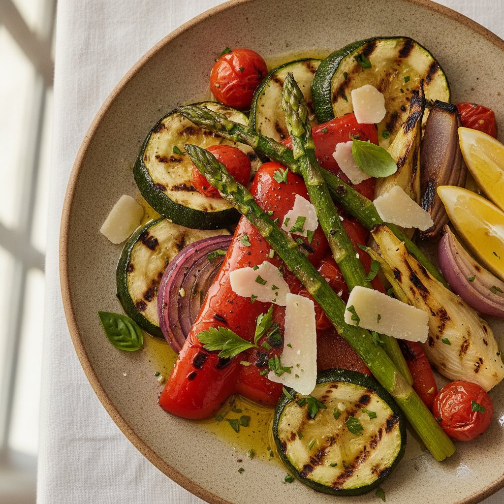 Grilled Vegetable Platter with Olive Oil
