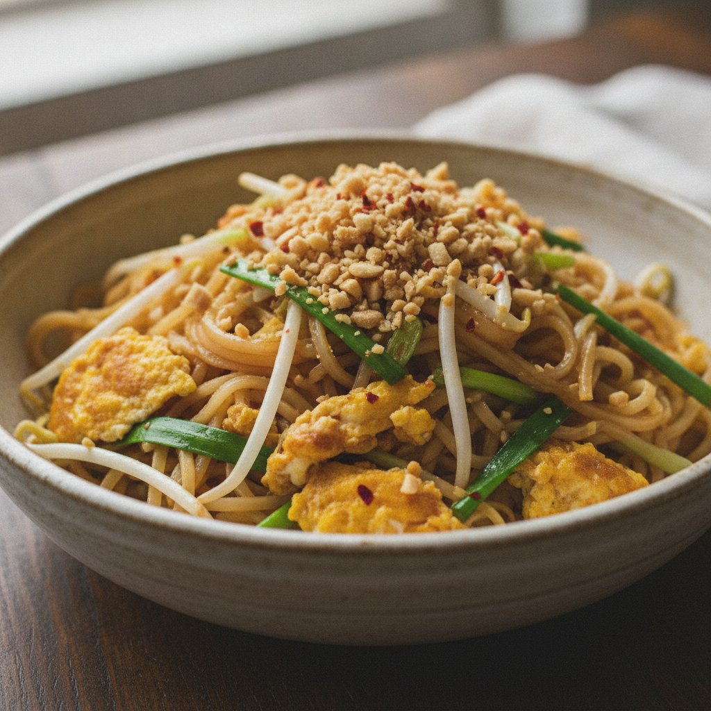 Thai Stir-Fried Noodles (Low-Calorie)