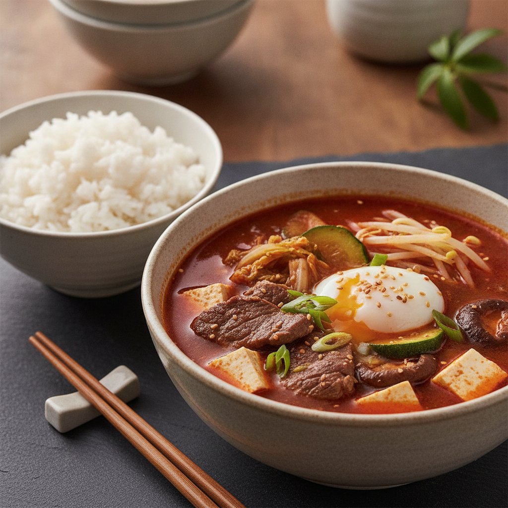Spicy Beef and Vegetable Soup (High-Protein)