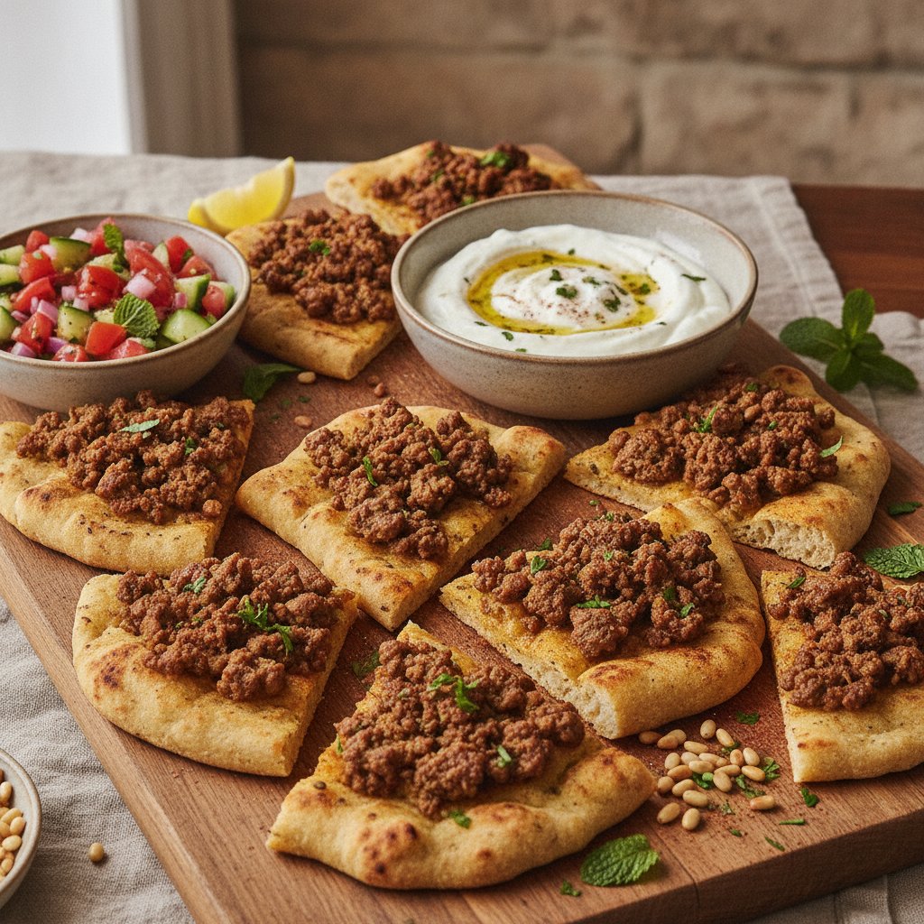 Spiced Lamb Flatbread Board (Gluten-Free)