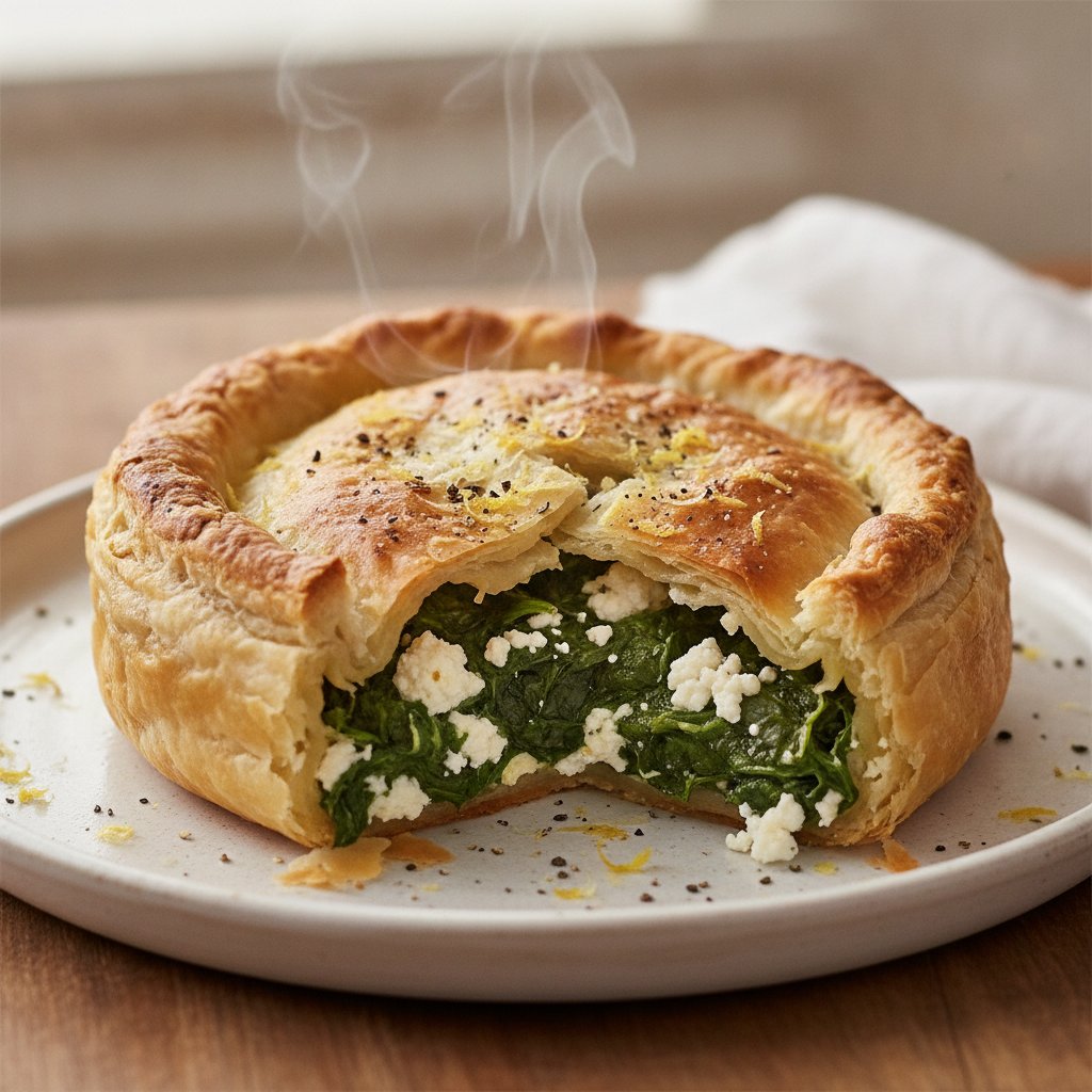 Baked Spinach and Cheese Pie (High-Protein)